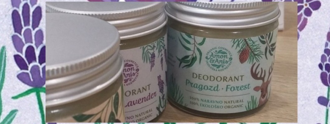 Testiranje 100% naravnega in 100% ekološkega deodoranta Amon & Anis
