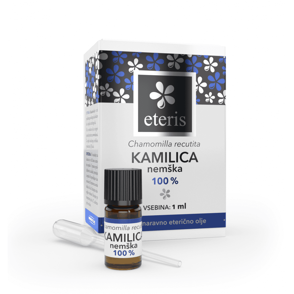 Eteris Naravno eterično olje Kamilica (nemška) – eterično olje 1 ml