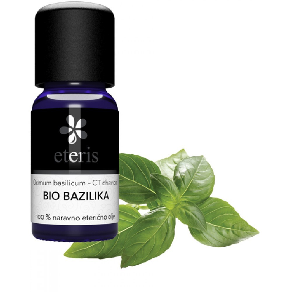 Eteris Naravno eterično olje Bazilika eterično olje (CT methyl chavicol) 10 ml