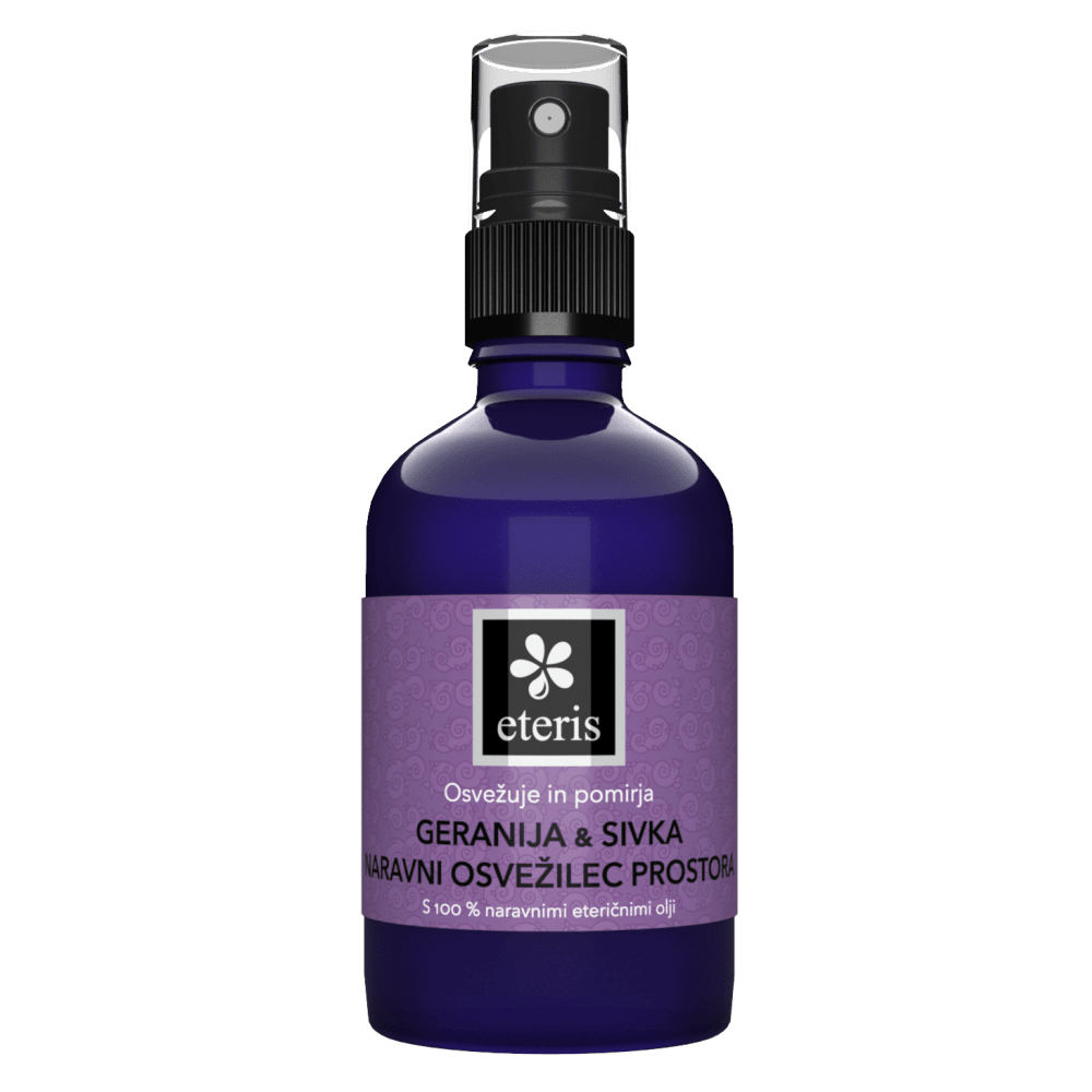 Eteris Osvežilec prostora geranija in sivka, 100ml