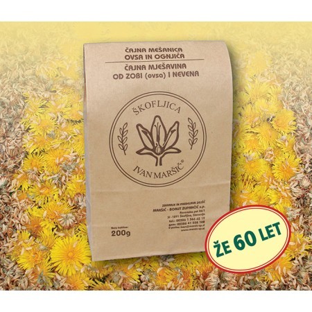 Maršič čajna mešanica oves in ognjič, 200g