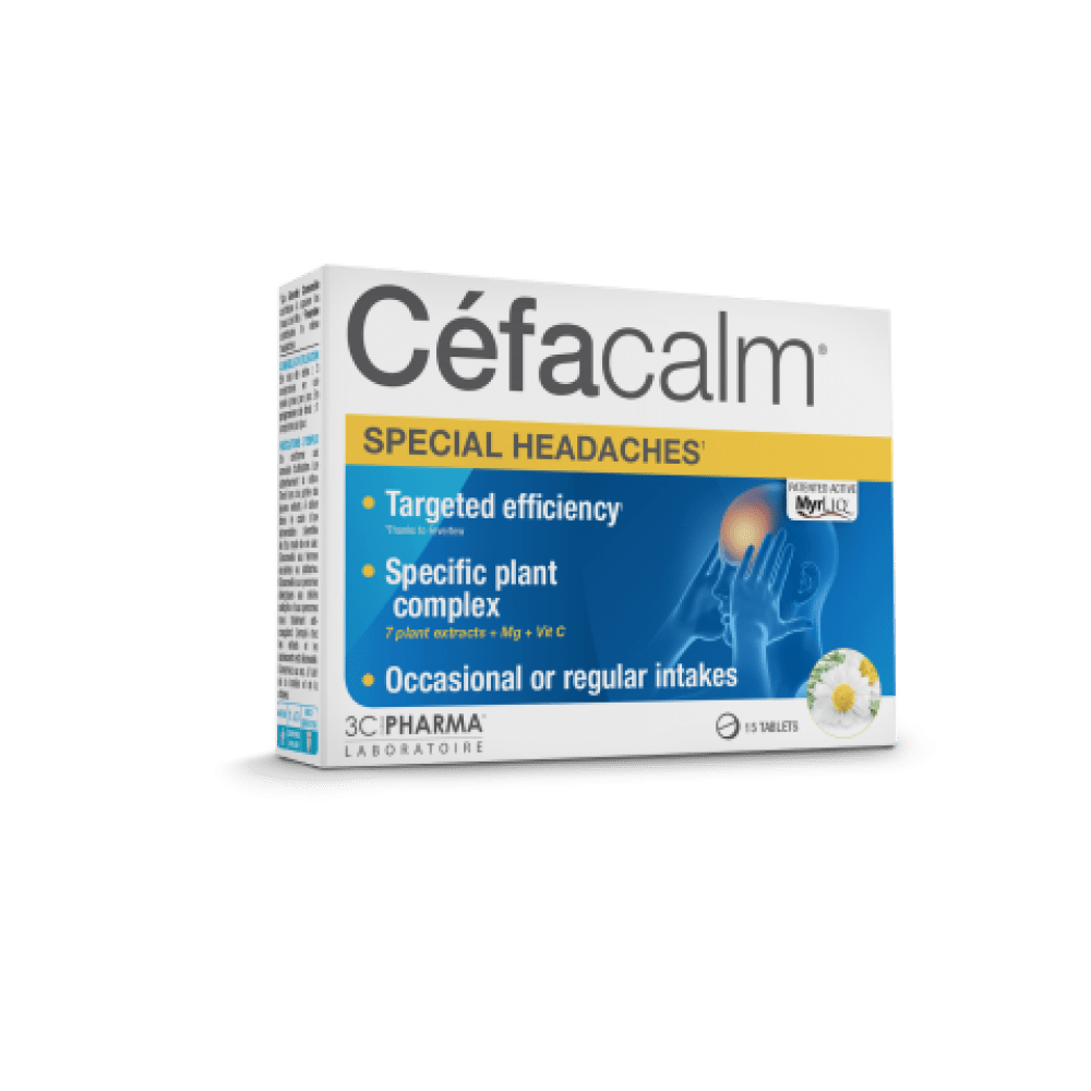 CEFACALM - pri glavobolih, 15 tablet